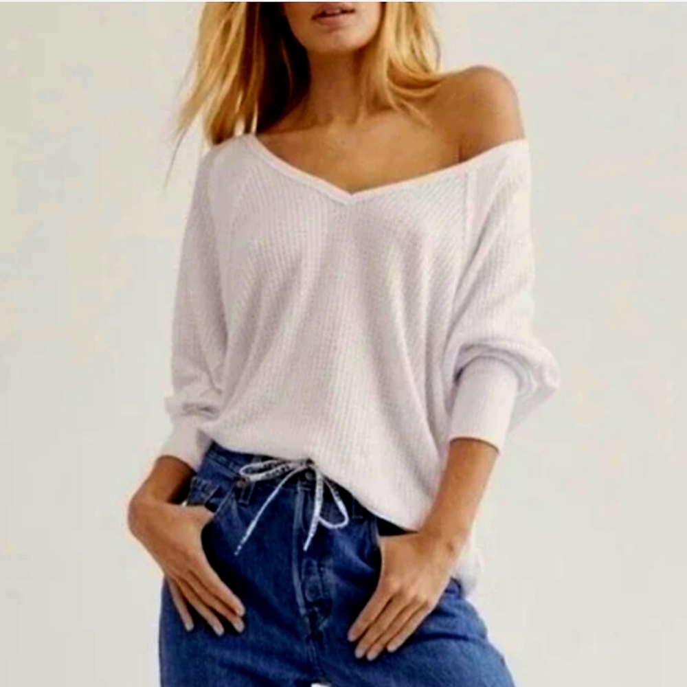 Free People Santa Clara Thermal Top, Size Small